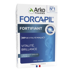 Arkopharma forcapil fortifiant cheveux et ongles 1 mois 60 cápsulas