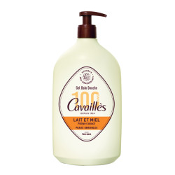 Gel de baño y ducha de leche y miel Rogé Cavaillès 1L
