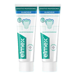 Elmex Sensitive Dentífrico Blanqueador Profesional 2x75ml
