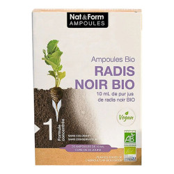 Nat&Form Rábano negro ecológico 20 ampollas