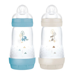 MAM Easy Start 2 biberones anticólicos 2+ meses arena del océano 260ml
