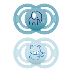 MAM Chupetes Perfect 2 + 6 meses, animales