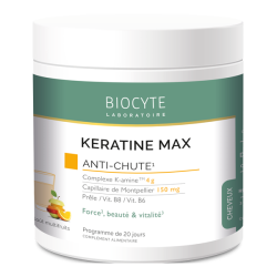 Biocyte Keratine Max anticaída sabor multifrutas 240gr