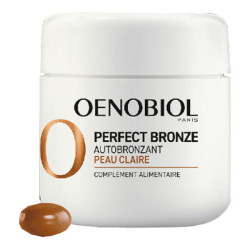 Oenobiol Perfect Bronze autobronceador piel clara 30 cápsulas