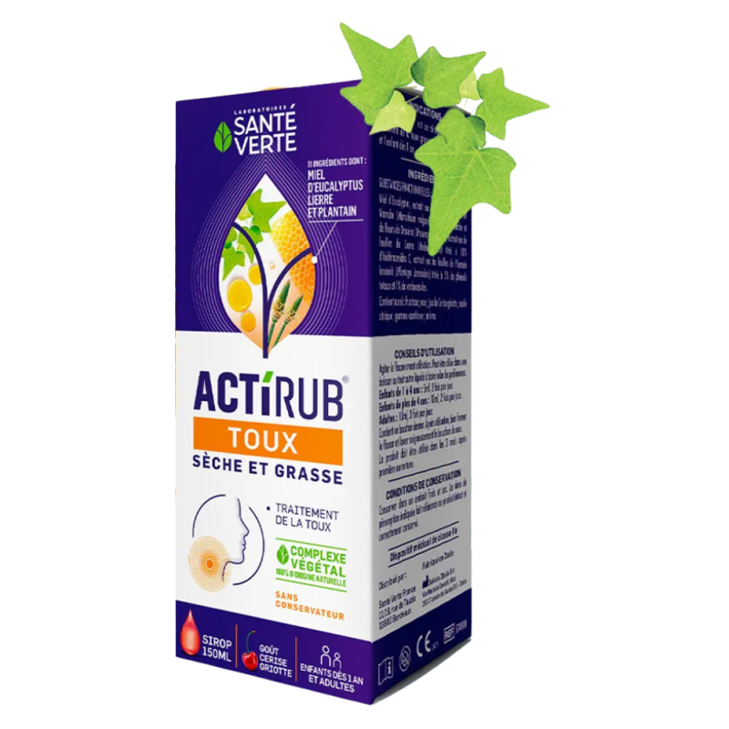 Santé Verte Actirub jarabe para la tos 150ml