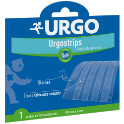 Urgo urgostrips 10 tiras 100mm x 6 mm