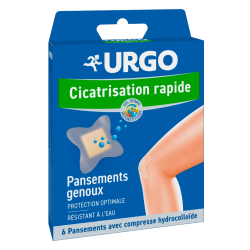 Urgo apósito de curación rápida para rodilla 6 apósitos