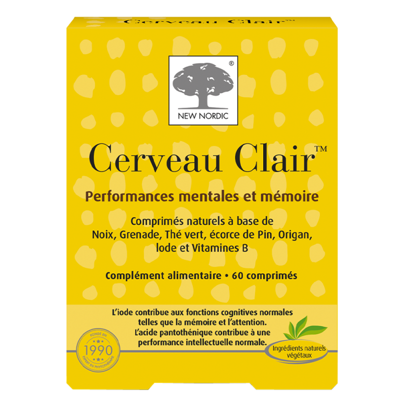 Nuevo nordic cerveau clair 60 comprimidos