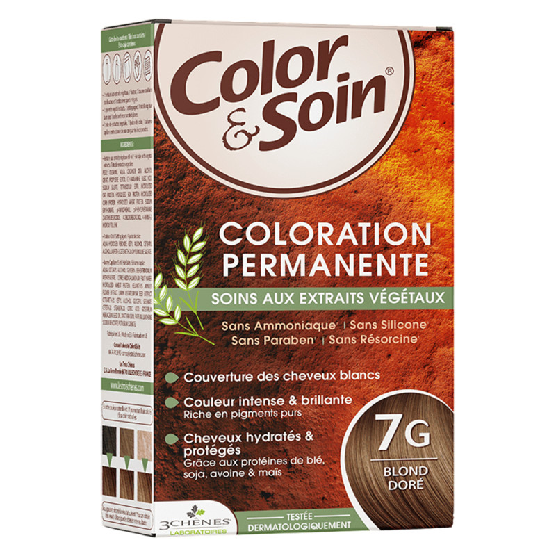 Les 3 chênes color & soin 7G rubio dorado 135ml