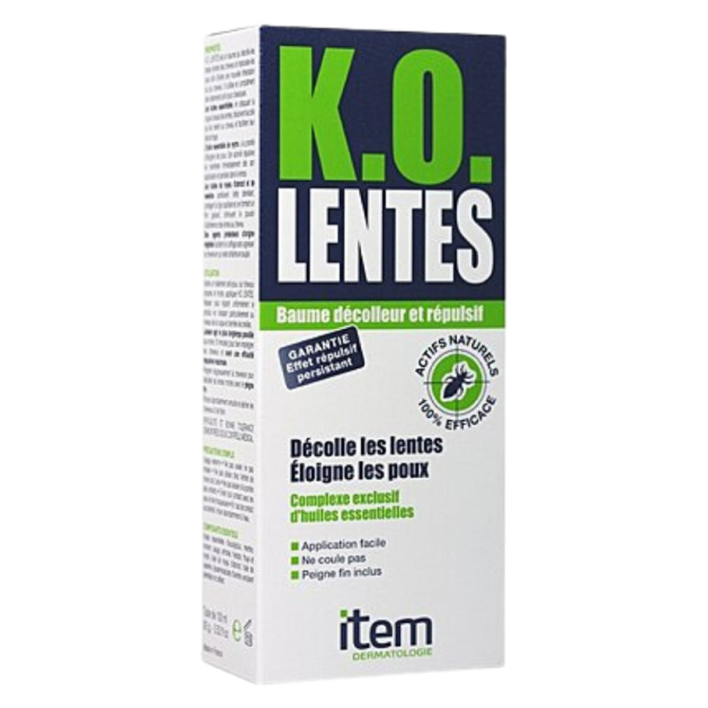 K.O. Bálsamo repelente y eliminador de liendres 100ml