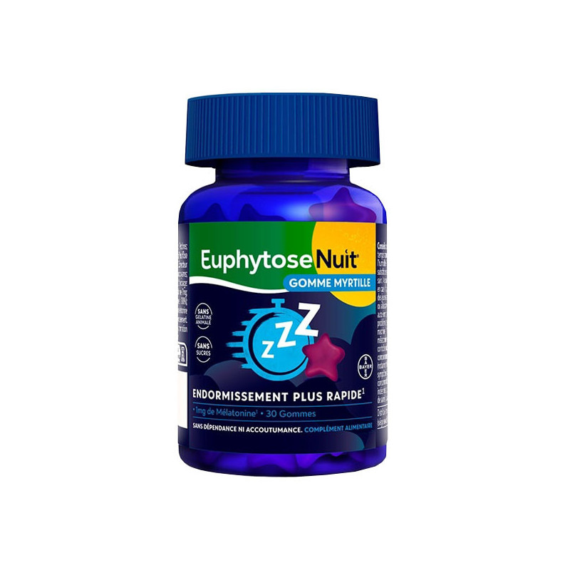 Bayer EuphytoseNuit 30 gominolas de arándanos