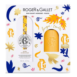 Roger & Gallet Set de Regalo Madera de Naranjo Eau Parfumée 100ml + Vela 75gr