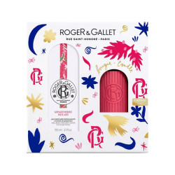 Roger Gallet Eau Parfumée 100ml y Vela Jengibre Rojo 75gr