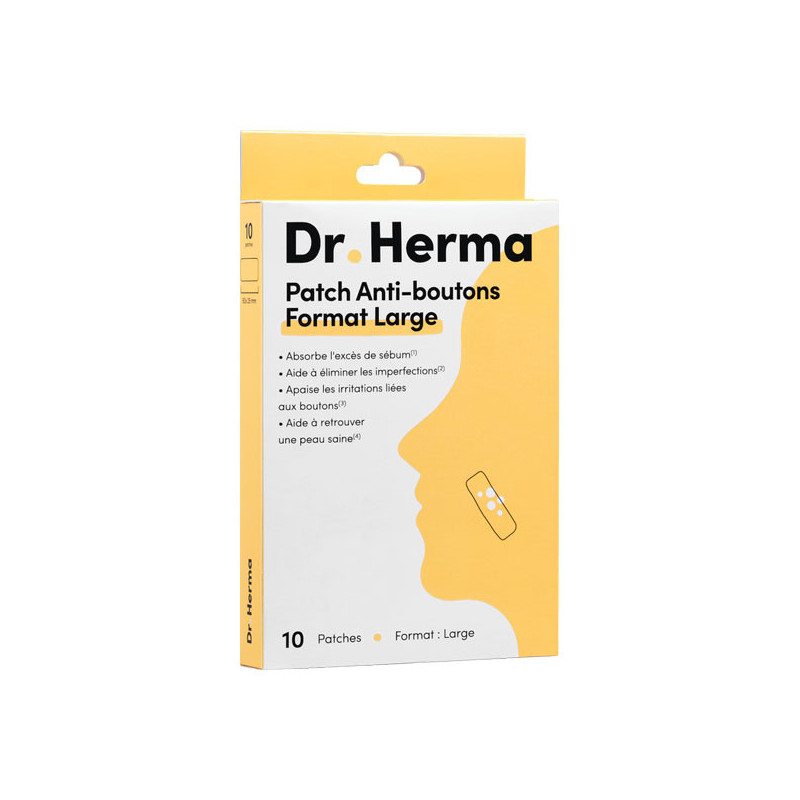 Dr. Herma Antimanchas Grande 10 parches Dr. Herma Antimanchas Grande 10 parches