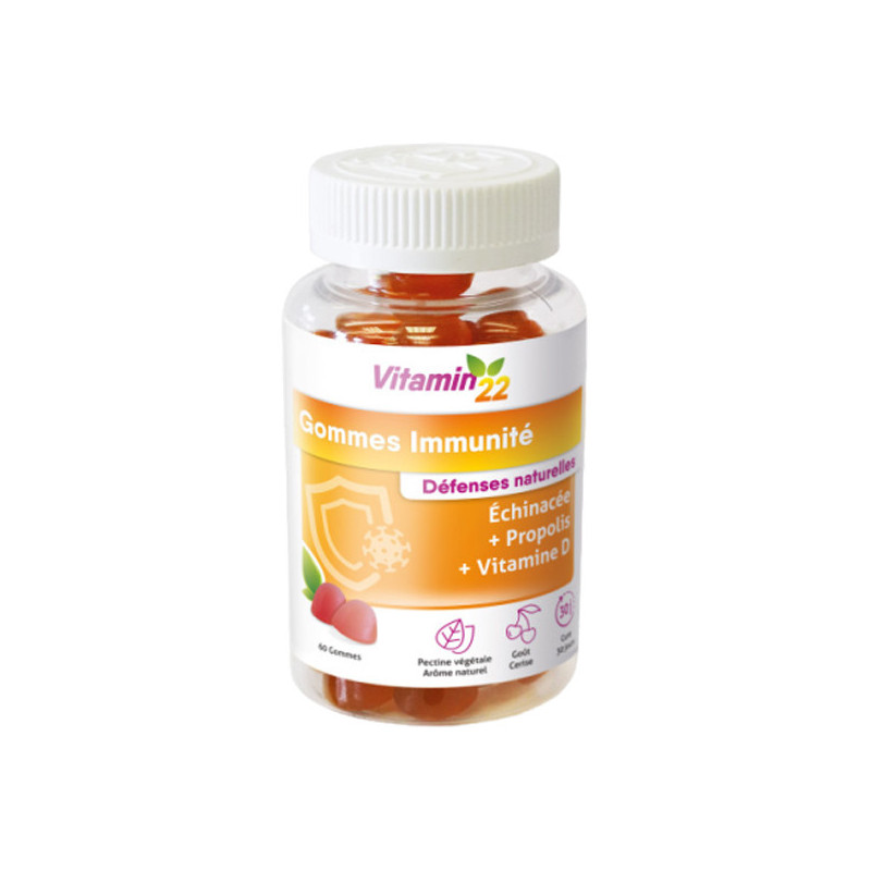 Vitamin'22 Natural Defence Inmunity Gummies 60 gummies