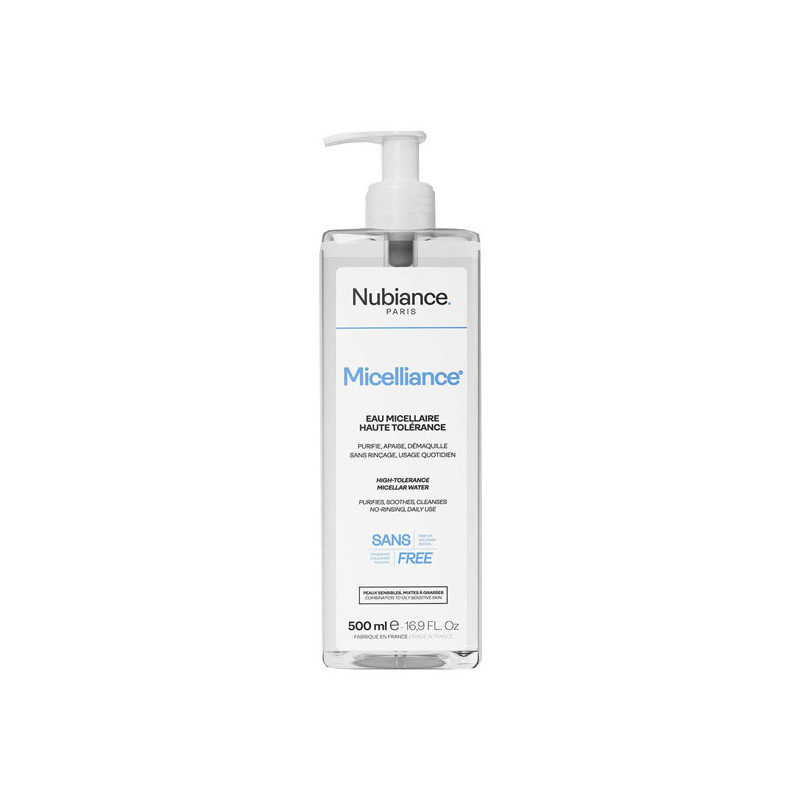 Nubiance Micelliance Agua micelar de alta tolerancia 500ml