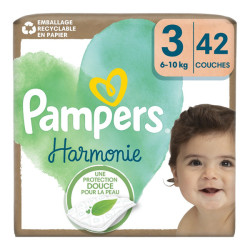 Pampers Harmonie 6 a 10kg talla 3 - 42 pañales