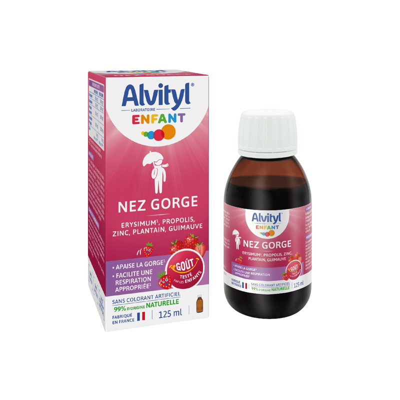 Alvityl Niños Nariz y Garganta Sabor Fresa 125ml