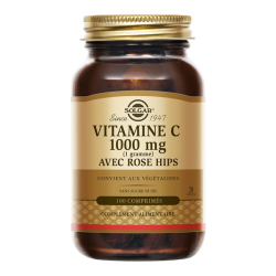 Solgar Vitamina C 1000 mg con Escaramujo 100 comprimidos