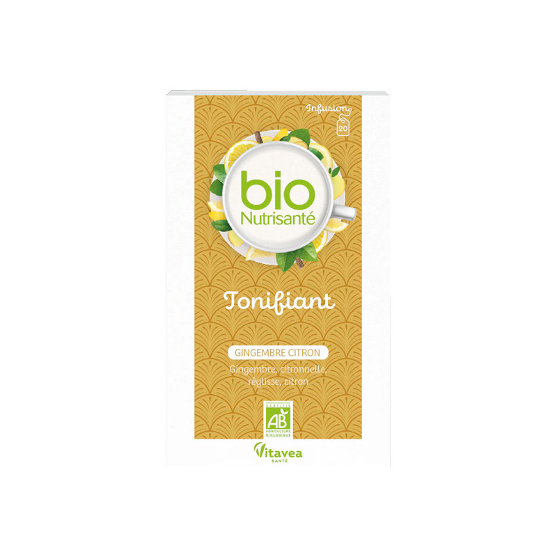 Nutrisanté Infusión Tonificante Bio 20 bolsitas