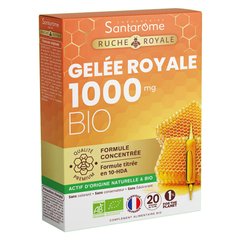 Santarome Colmena Real Jalea Real 1000mg bio 20 ampollas
