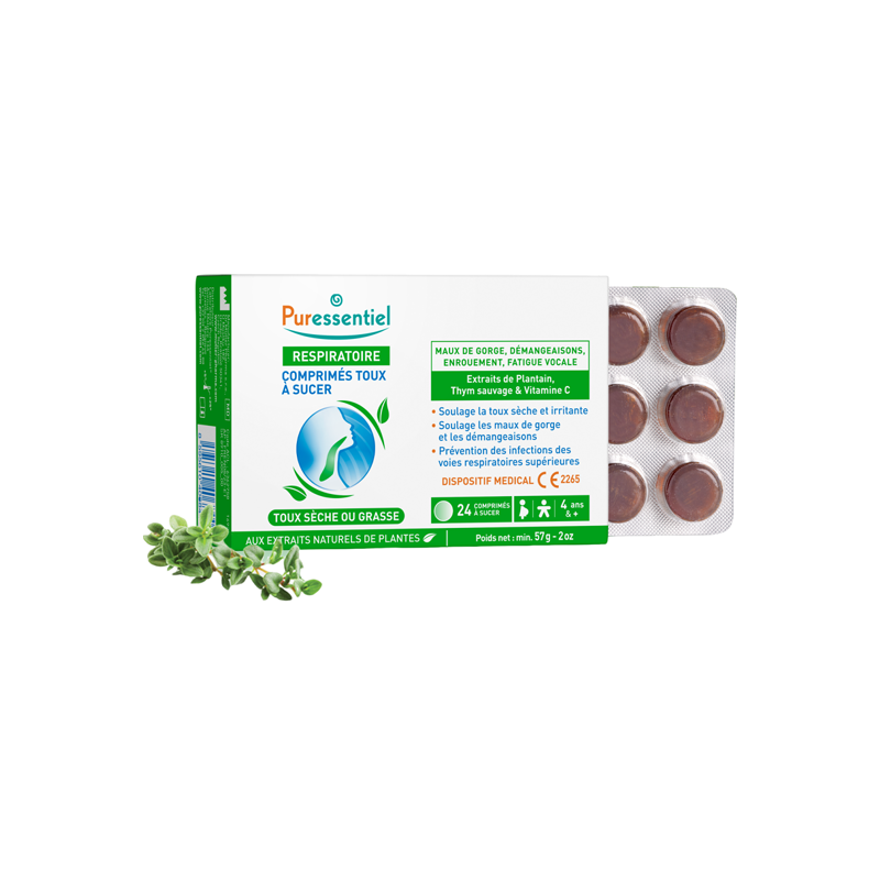Puressentiel 24 comprimidos para chupar la tos