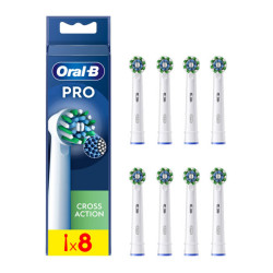 Oral-B Cross action cepillos blanco pack de 8 unidades