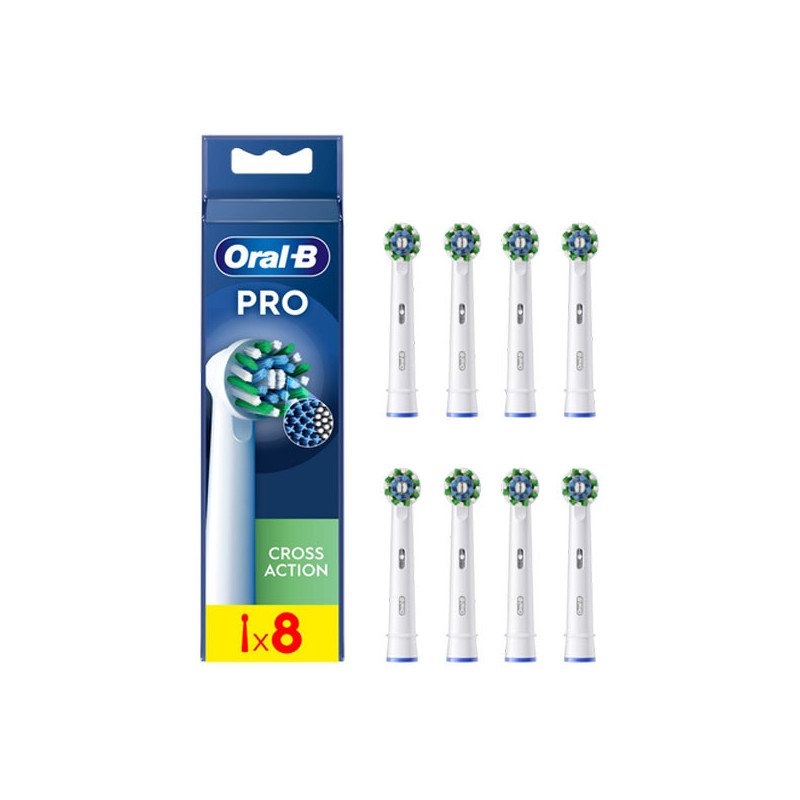 Oral-B Cross action cepillos blanco pack de 8 unidades
