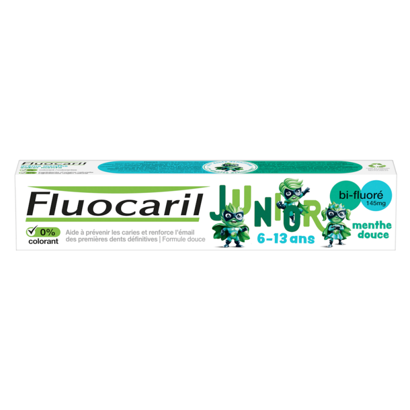 Fluocaril Junior Pasta dentífrica 6-13 años menta suave 75ml