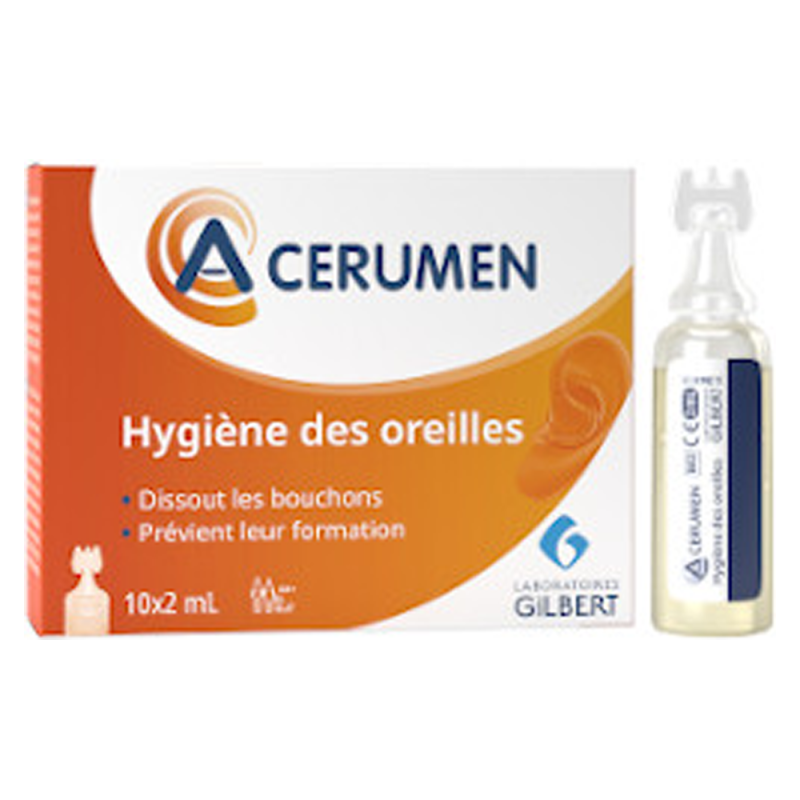 Gilbert A-Cerumen higiene del oído 10 monodosis de 2ml