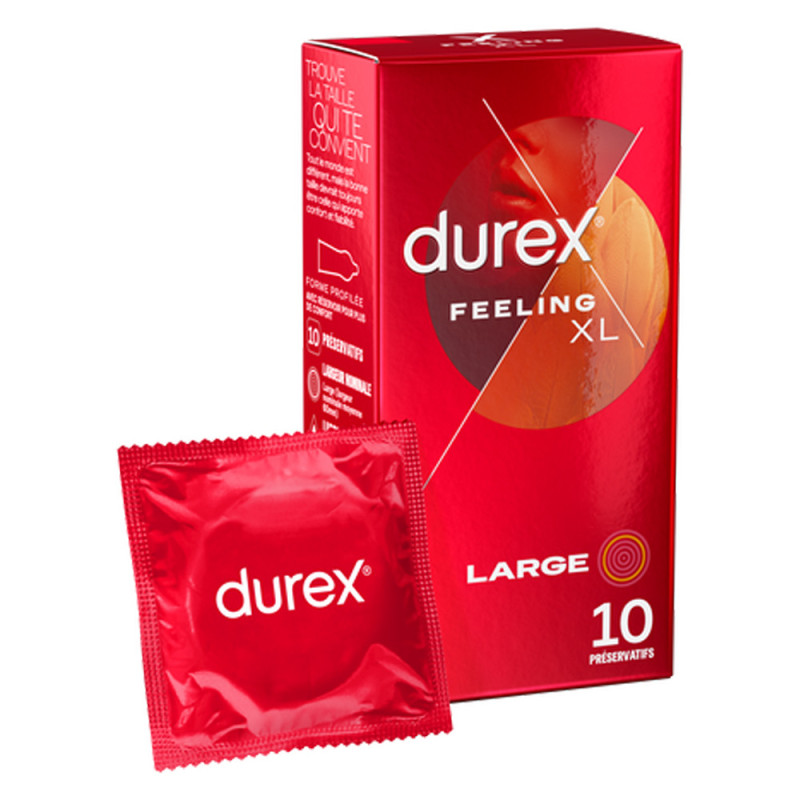 Preservativos Durex Feeling XL 10