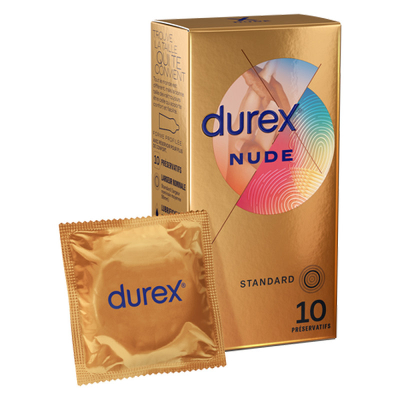 Durex Nude XL - 10 Preservativos