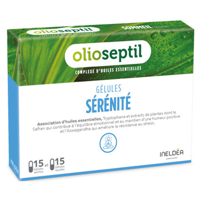 Olioseptil Sérénité 15 cápsulas secas y 15 cápsulas líquidas