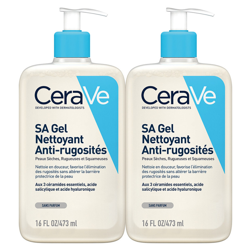 CeraVe Gel Limpiador Anti-Rugosidad 2 x 473 ml