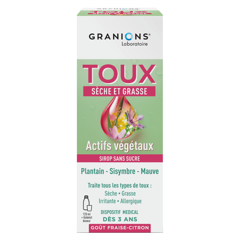 Granions Jarabe para Tos Seca y Grasa 120ml Granions Jarabe para Tos Seca y Grasa 120ml