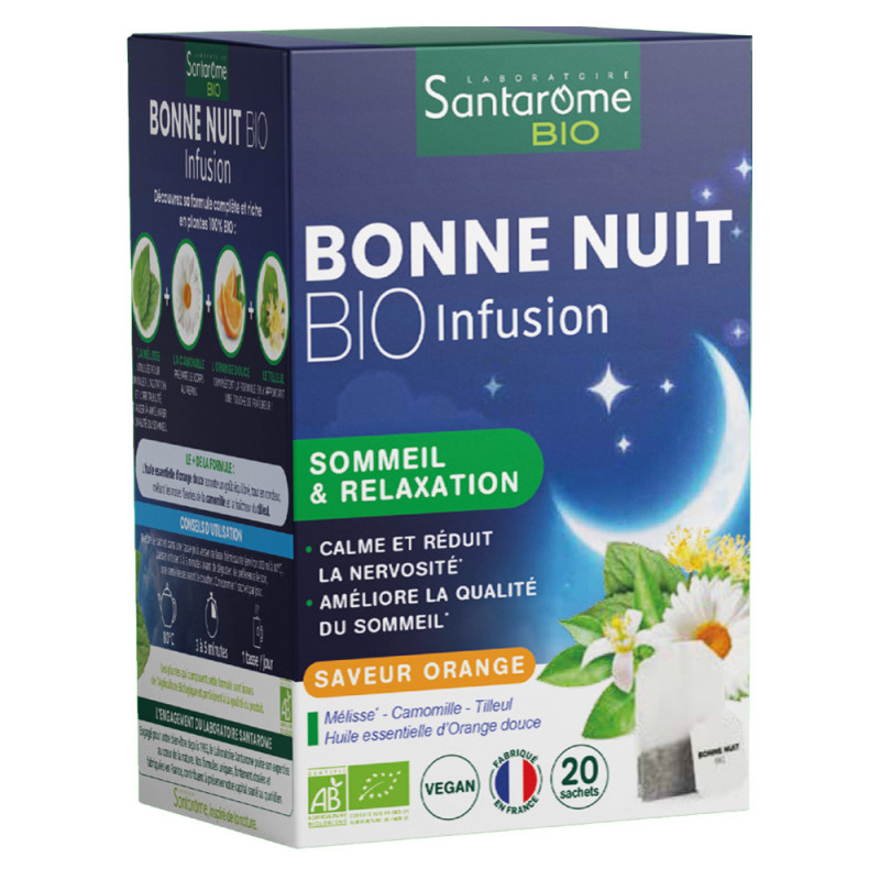 Santarome Buenas Noches Infusión Ecológica 20 bolsitas