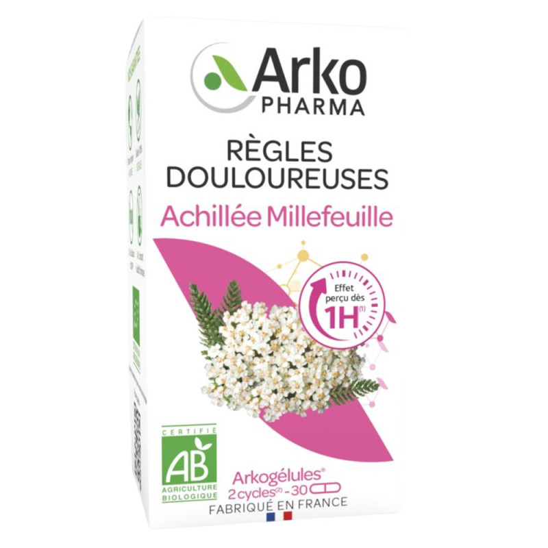Arkopharma Arkogélules Achillée millefeuille bio 30 cápsulas