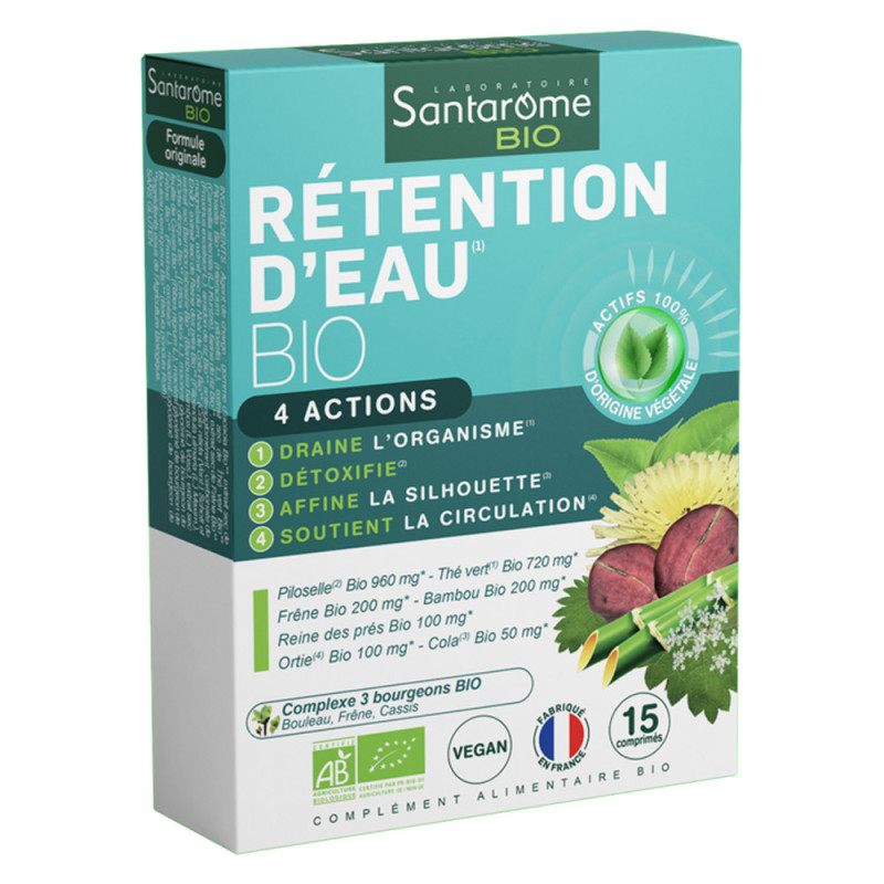 Santarome Retención de Agua BIO 15 comprimidos