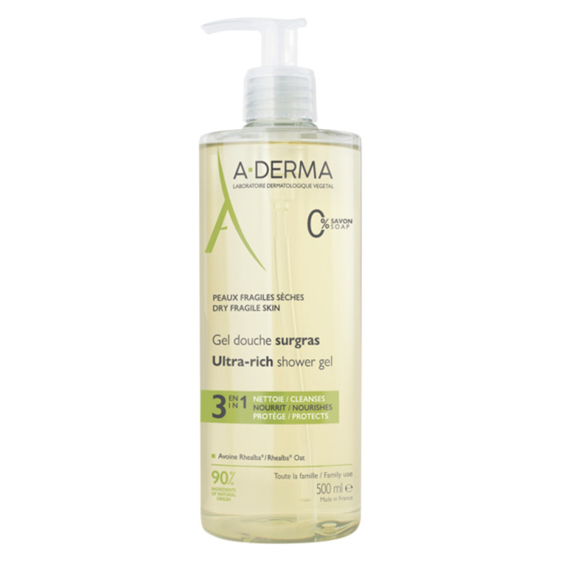 A-Derma Surgras Gel de Ducha 500ml