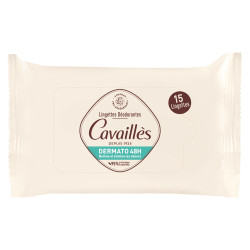 Cavaillès Dermato 48H Desodorante 15 toallitas