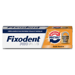 Fixodent Pro Plus Crema adhesiva de mordida insuperable 57gr