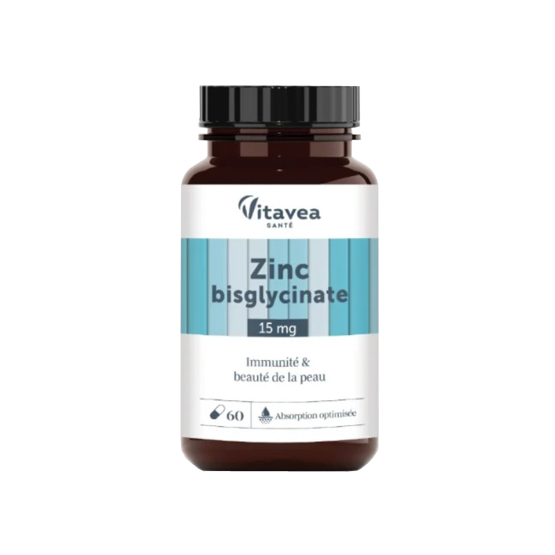 Vitavea Santé Bisglicinato de Zinc Inmunidad y Belleza de la Piel 60 cápsulas