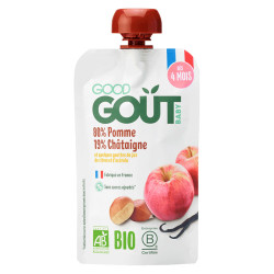 Castaña Manzana Bio Good Goût a partir de 4 meses 120gr