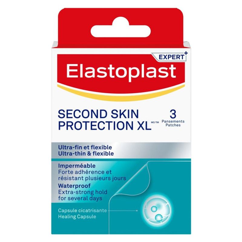 Elastoplast Segunda Protección Cutánea XL 3 apósitos