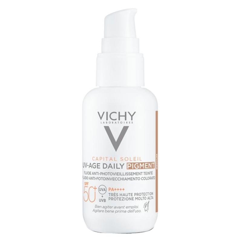 Vichy Capital Soleil UV-Age Pigmento Diario Fluido Medio Tintado SPF50+ 40ml