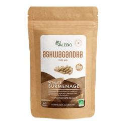 Valebio Ashwagandha bio 60 cápsulas