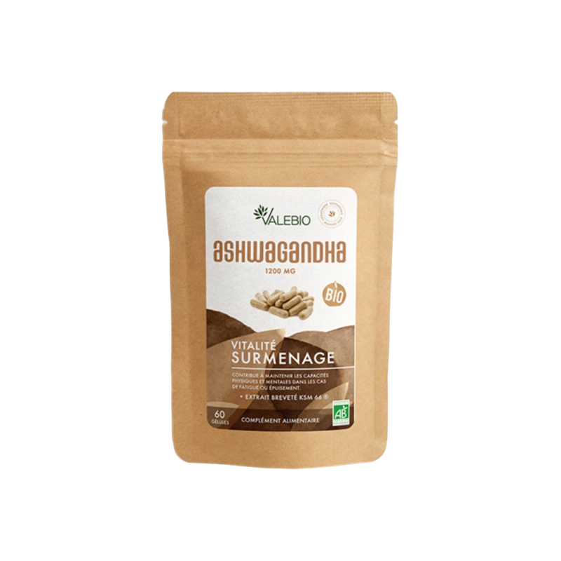 Valebio Ashwagandha bio 60 cápsulas