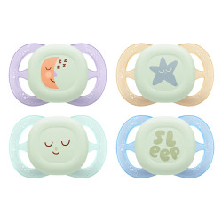 Philips Avent Sucette Nuit Ultra Start 0-2mois 2 unités