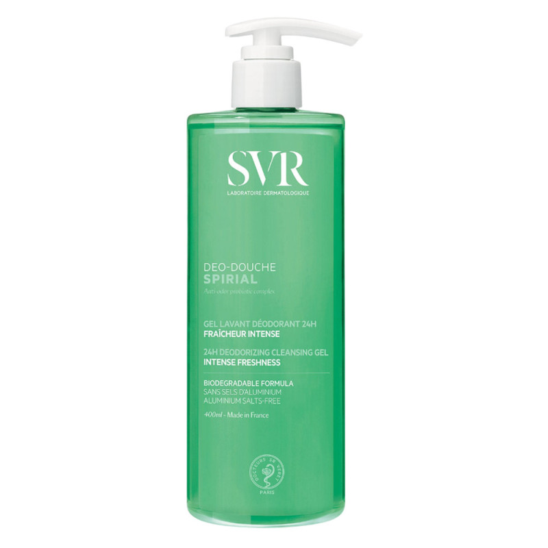 SVR Spirial Déo-Douche Gel desodorante limpiador 24h 400ml SVR Spirial Déo-Douche Gel desodorante limpiador 24h 400ml