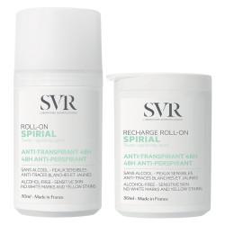 SVR Spirial Desodorante Roll-on 48H 50ml + Recambio 50ml